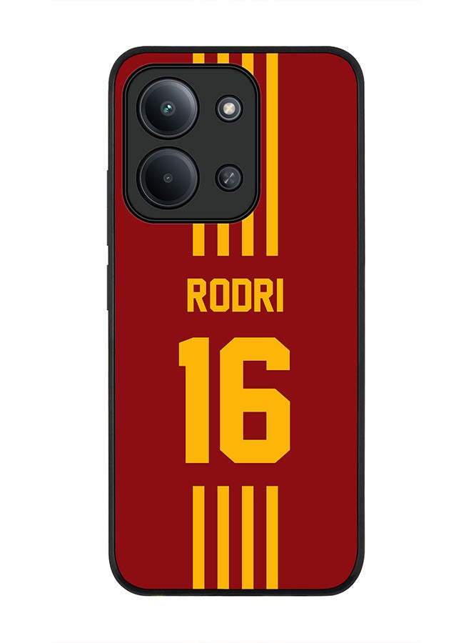 For Xiaomi Poco C85 4G Case,Slim fit Camera Protection, Shockproof Thin Phone cover  - Football - Spain ,  Rodri
